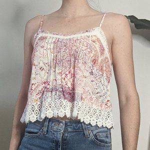 Garage Lacey Cropped Tank